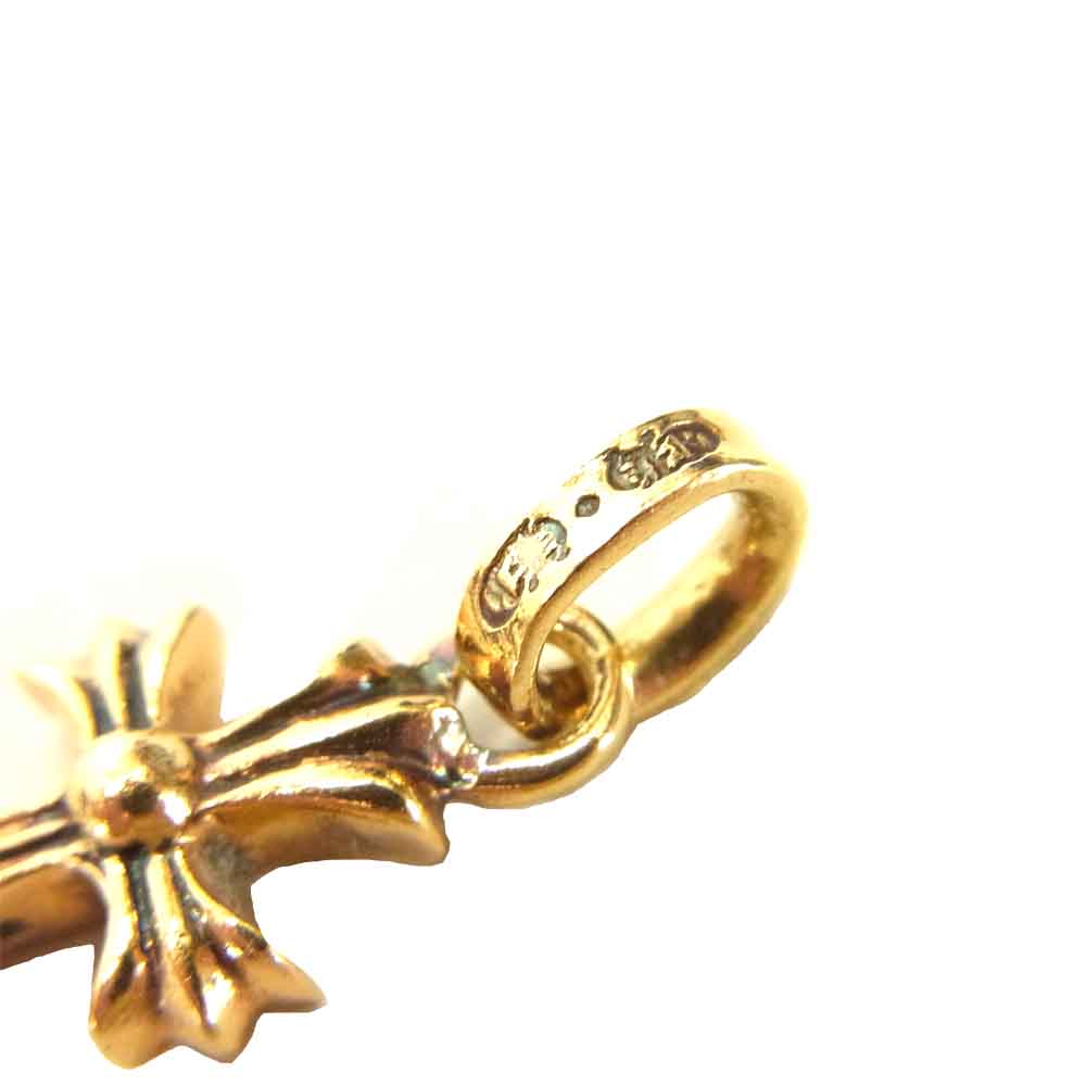 CHROME HEARTS クロムハーツ（原本無） 22K ベイビー ファット チャーム ダイヤ ペンダント ゴールド系【中古】