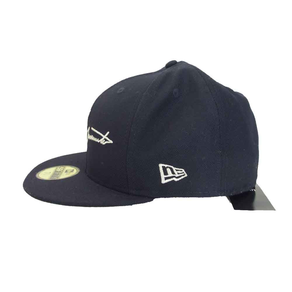Yohji Yamamoto ヨウジヤマモト × New Era ニューエラ Navy Serge Metal Logo ダークネイビー系 60cm【新古品】【未使用】【中古】