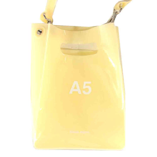 ナナナナ A5 ショルダー バッグ オフホワイト系【極上美品】【中古】