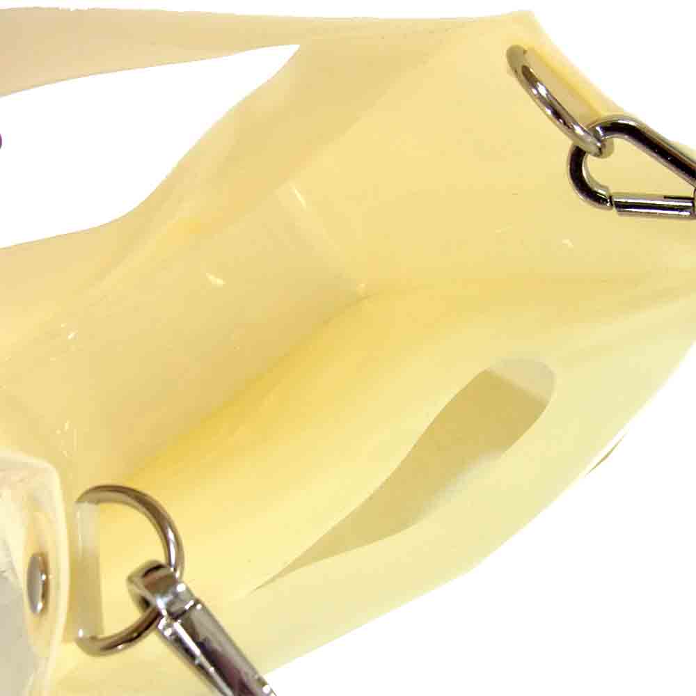 ナナナナ A5 ショルダー バッグ オフホワイト系【極上美品】【中古】