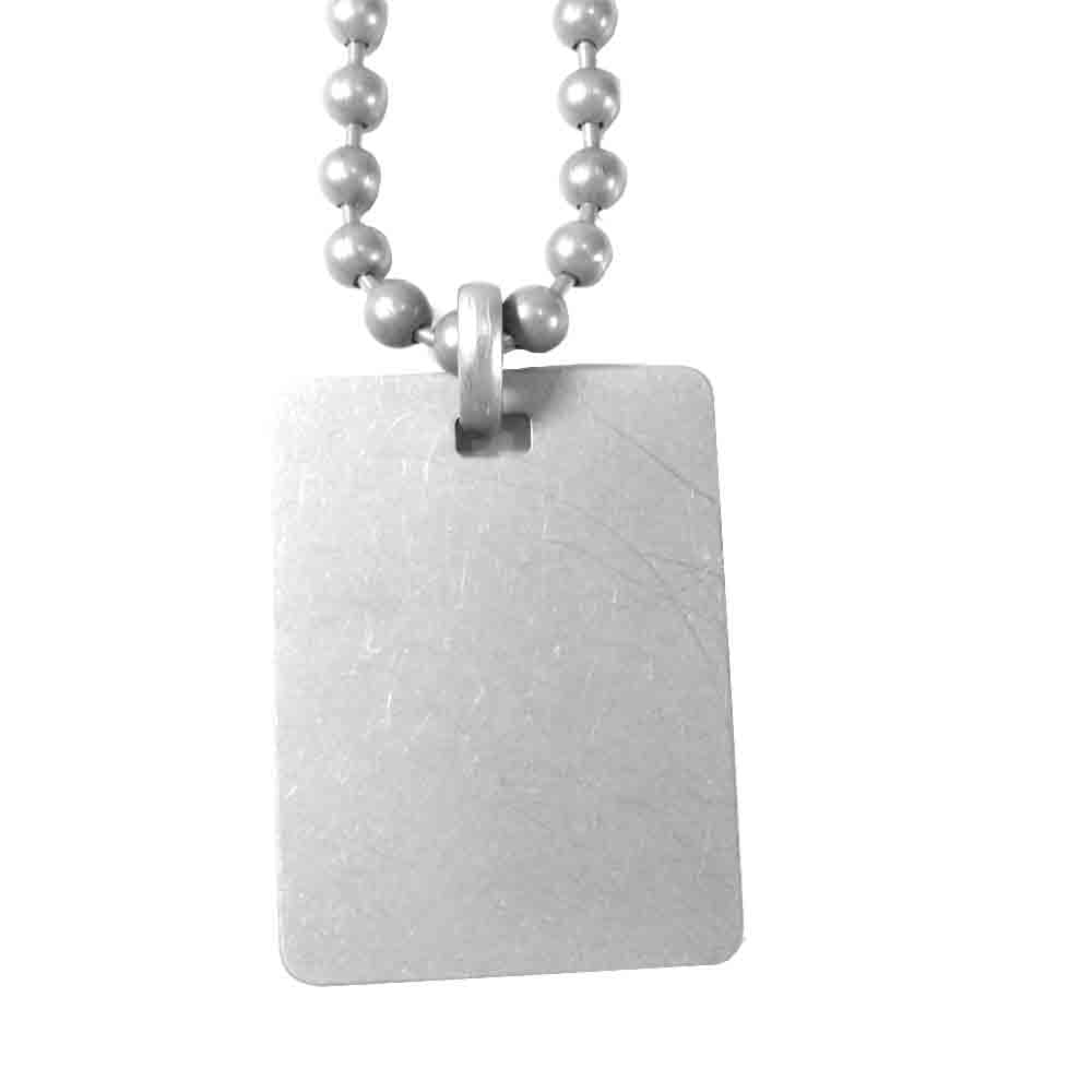 ヘロンプレストン HMOF20-340 ドッグタグ ネックレス シルバー系【極上美品】【中古】