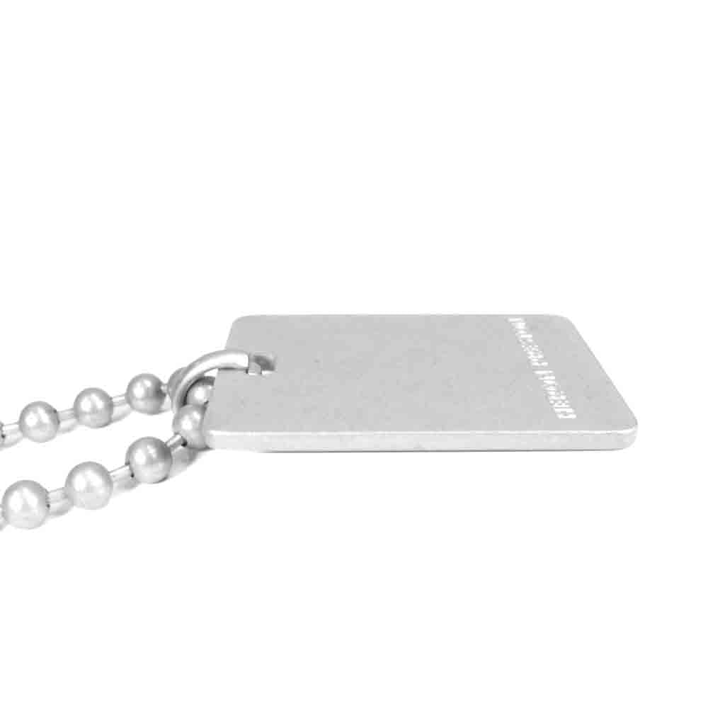 ヘロンプレストン HMOF20-340 ドッグタグ ネックレス シルバー系【極上美品】【中古】