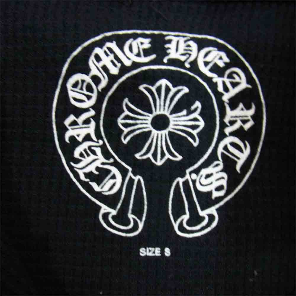 CHROME HEARTS クロムハーツ（原本無） フォティ 裏サーマル ジップ パーカー ブラック系 S【中古】