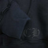 CHROME HEARTS クロムハーツ（原本無） フォティ 裏サーマル ジップ パーカー ブラック系 S【中古】