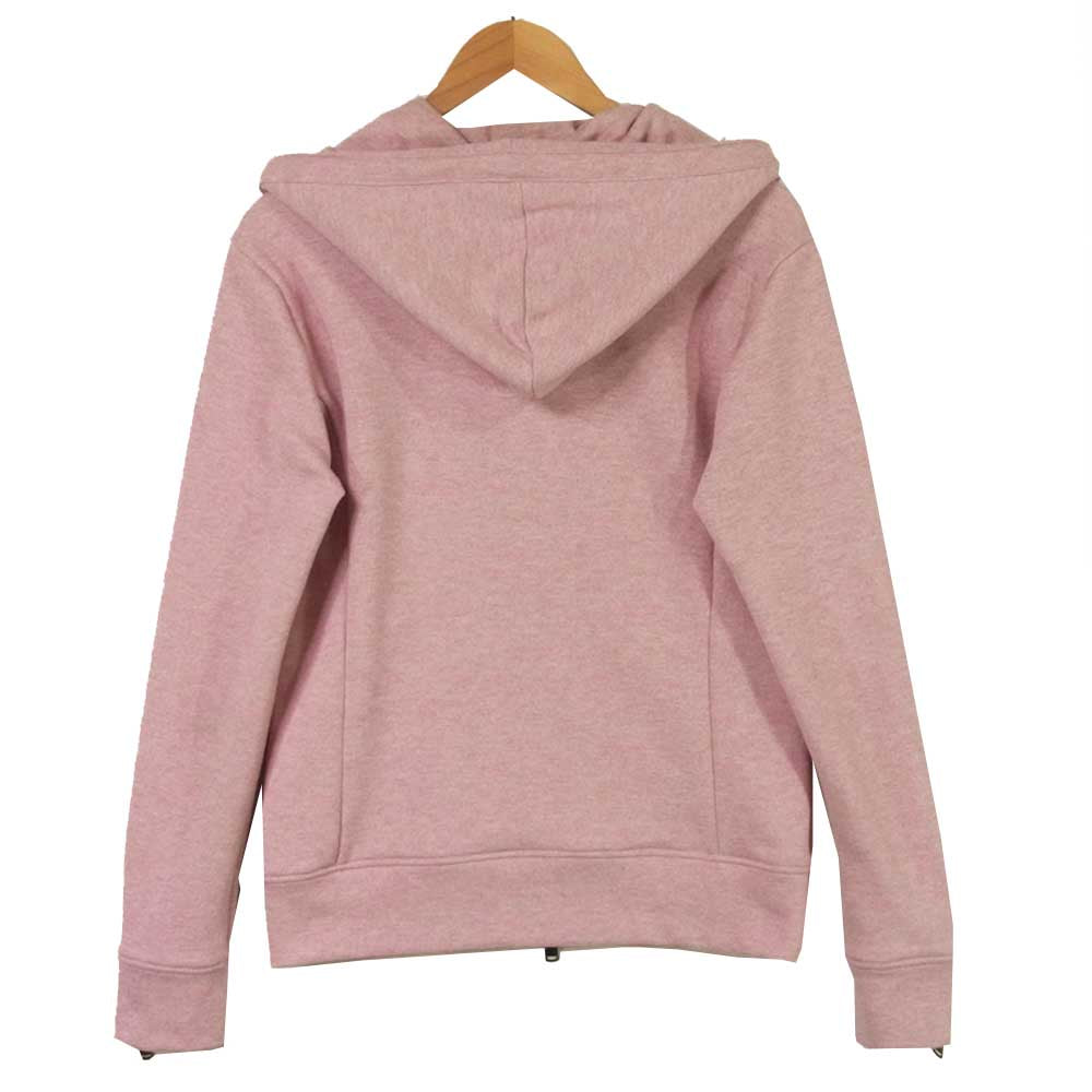 wjk ダブルジェイケイ ポリエステル ジャージー ジップ パーカー 日本製 ピンク系 M【美品】【中古】