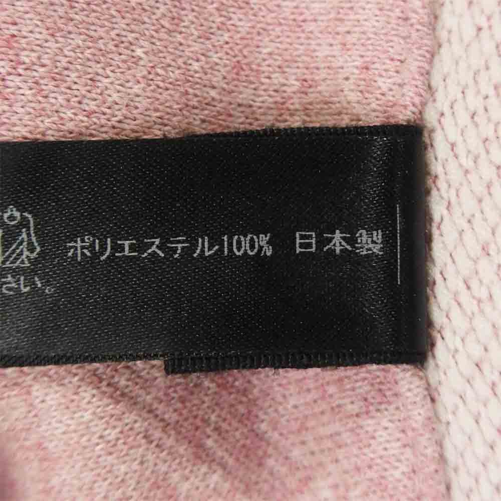 wjk ダブルジェイケイ ポリエステル ジャージー ジップ パーカー 日本製 ピンク系 M【美品】【中古】