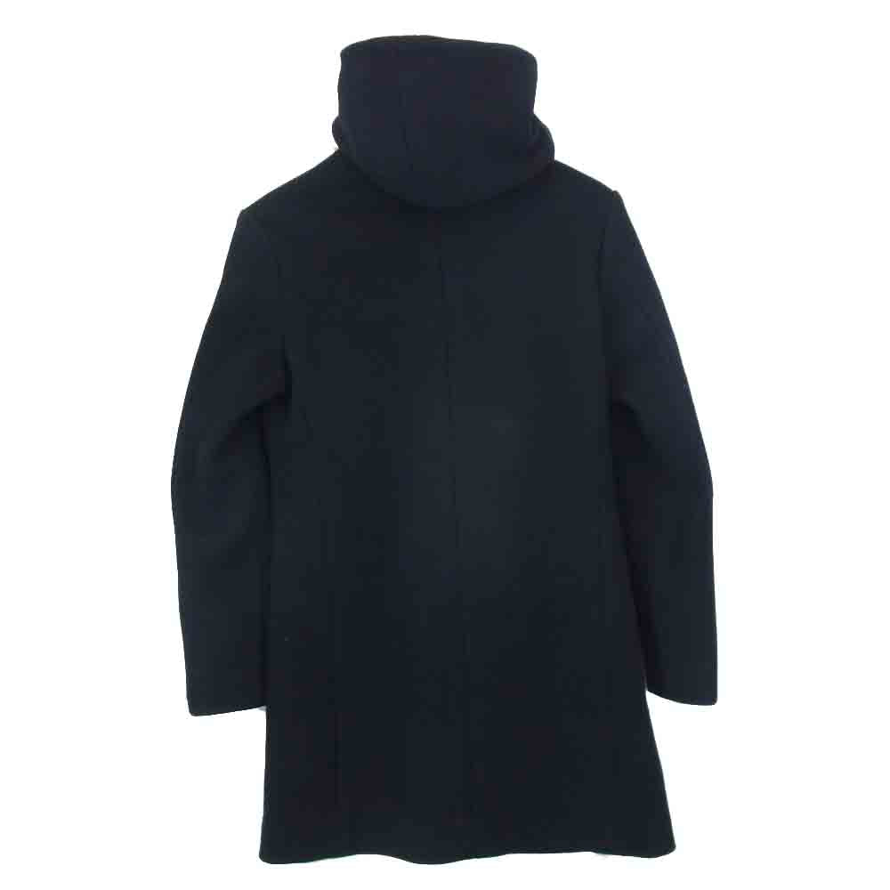 junhashimoto ジュンハシモト 18AW 1011820004 WRAP COAT ウール ラップ コート ブラック系 3【美品】【中古】