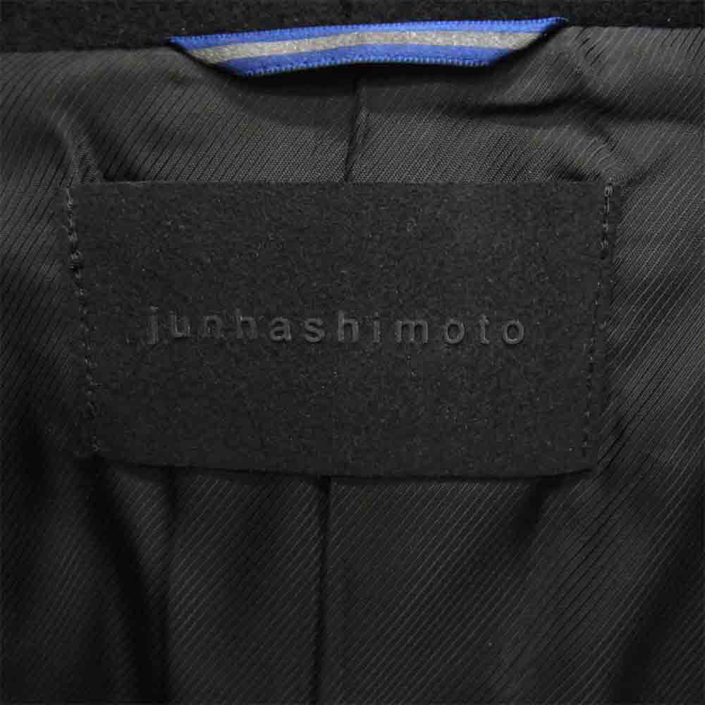 junhashimoto ジュンハシモト 18AW 1011820004 WRAP COAT ウール ラップ コート ブラック系 3【美品】【中古】