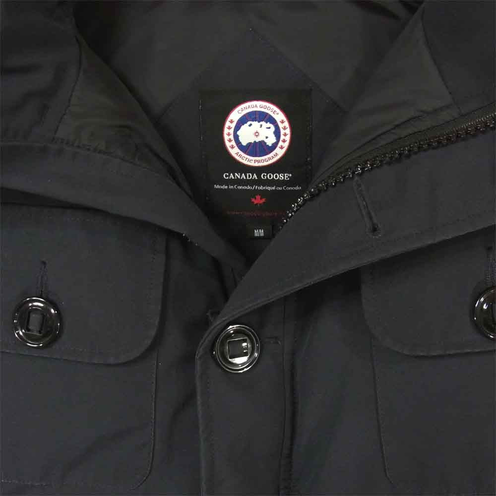CANADA GOOSE カナダグース 2301JM 国内正規品 グリフィンタグ RUSSEL PARKA ラッセル パーカー ダウン ジャケット ダークネイビー系 M【中古】
