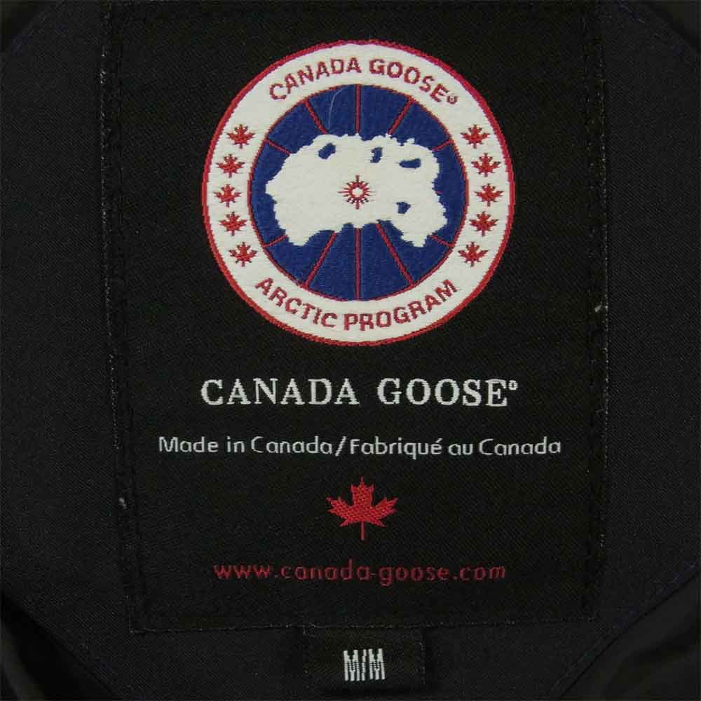 CANADA GOOSE カナダグース 2301JM 国内正規品 グリフィンタグ RUSSEL PARKA ラッセル パーカー ダウン ジャケット ダークネイビー系 M【中古】