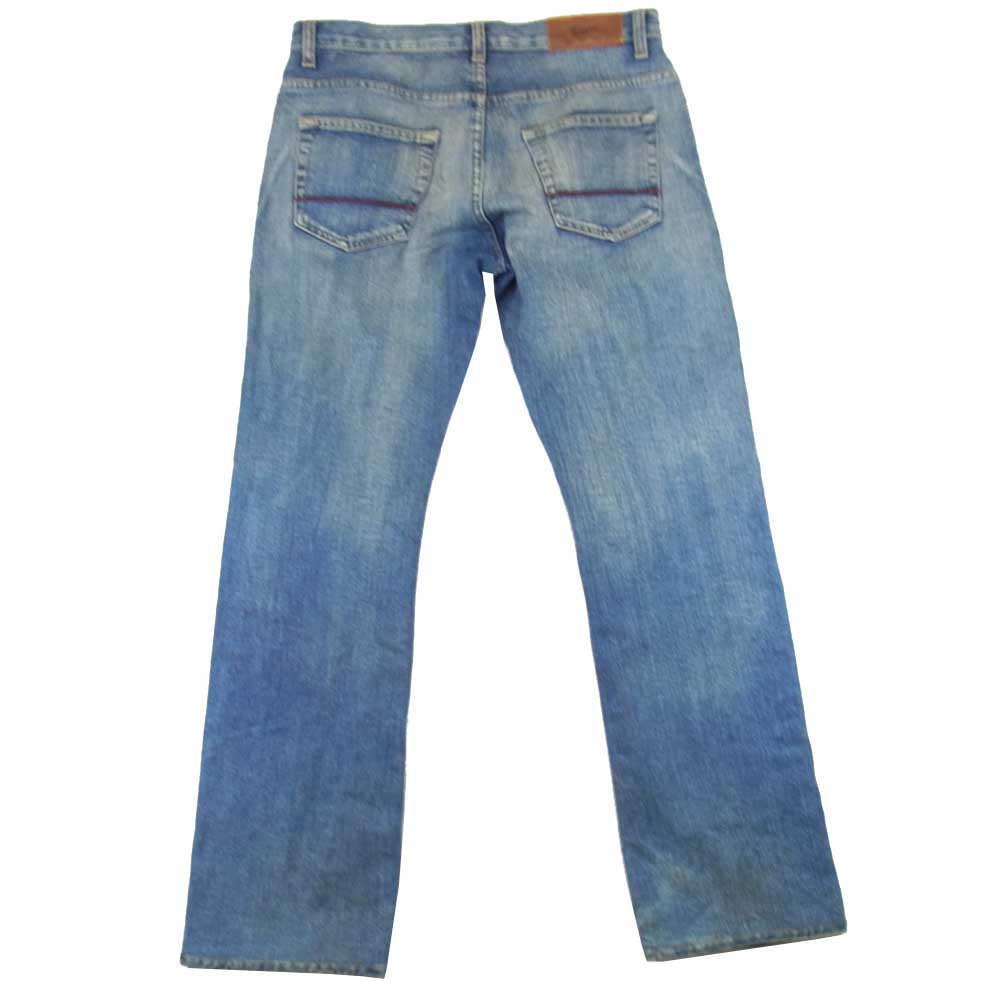 GUCCI グッチ 161394-Z1915 国内正規品 USED加工 ボタンフライ デニム パンツ インディゴブルー系 44【中古】