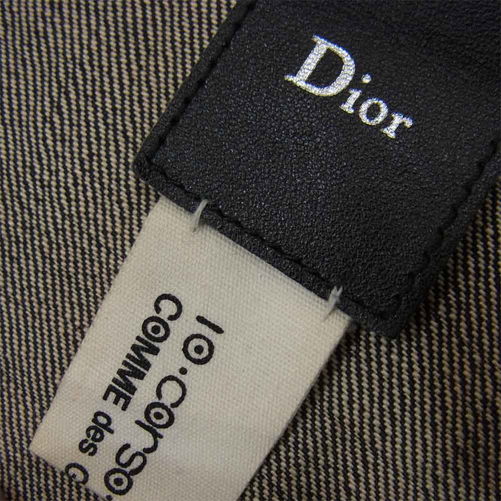 DIOR HOMME ディオールオム 10 corso como COMME des GARCONS ディエチコルソコモ コムデギャルソン 比翼ボタン デニム ジャケット ブラック系 46【中古】