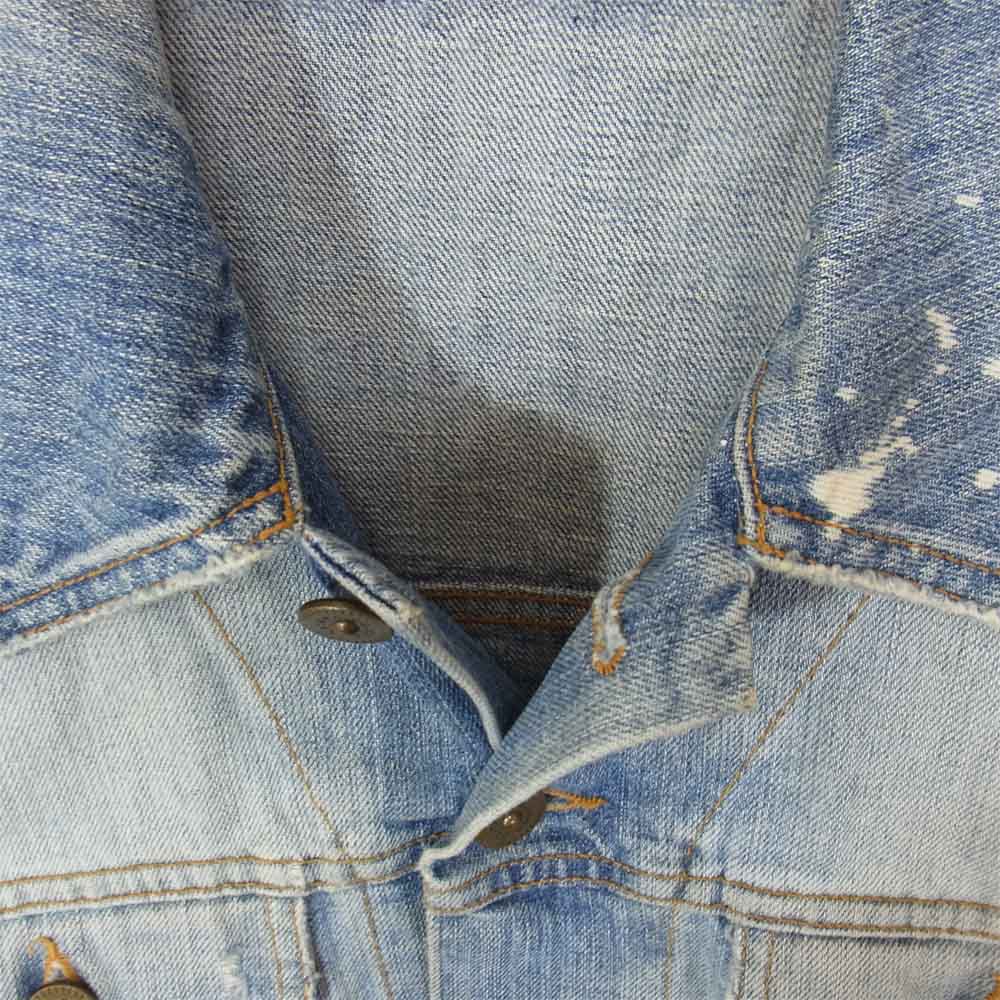 DOLCE&GABBANA ドルチェアンドガッバーナ 05SS ZDS06 806S USED加工 ミッキーマウス プリント デニム ジャケット インディゴブルー系 48【中古】