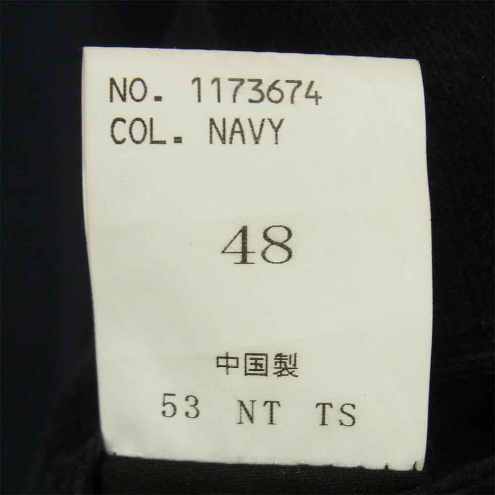 BARNEYS NEWYORK バーニーズニューヨーク 1173674 ベロア テーラード ジャケット ダークネイビー系 48【美品】【中古】