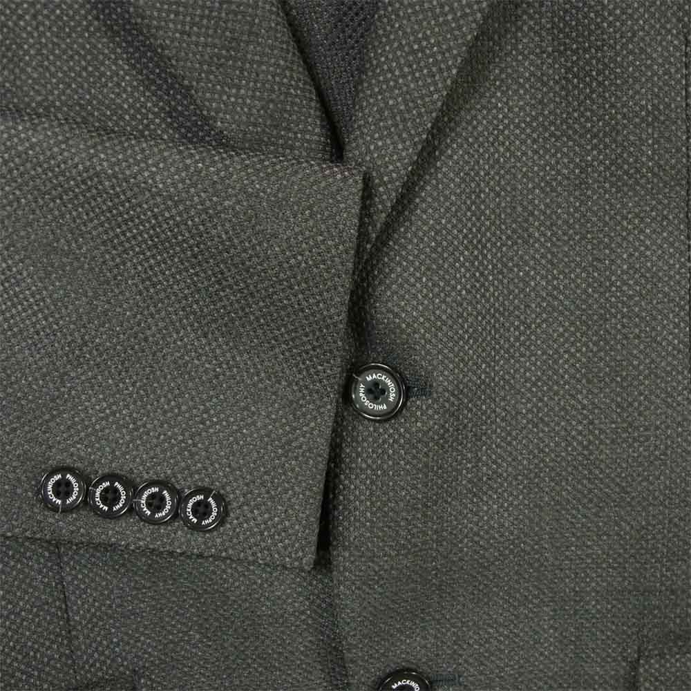 MACKINTOSH PHILOSOPHY マッキントッシュフィロソフィー H1E20-832-07 H1R11-732-07 #000 TROTTER ナンバーゼロ トロッター セットアップ グレー系 38R 40【美品】【中古】