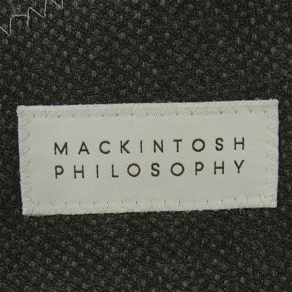 MACKINTOSH PHILOSOPHY マッキントッシュフィロソフィー H1E20-832-07 H1R11-732-07 #000 TROTTER ナンバーゼロ トロッター セットアップ グレー系 38R 40【美品】【中古】