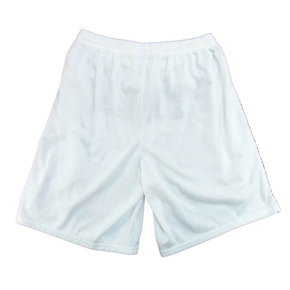 パイレックスビジョン CHAMPION チャンピオン ナンバリング プリント メッシュ ショーツ ハーフパンツ ホワイト系 L【中古】