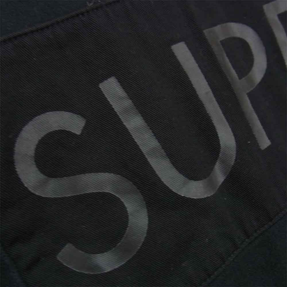 Supreme シュプリーム Panel Crewneck パネル クルーネック ロゴ スウェット トレーナー ブラック系 M【中古】