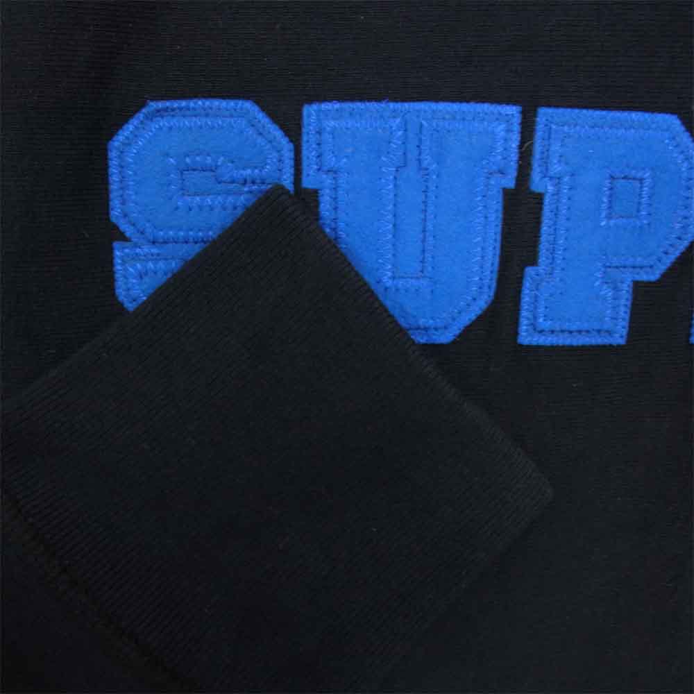 Supreme シュプリーム Collegiate Logo Hooded Sweatshirt カレッジロゴ フーデッド パーカー ブラック系 M【中古】