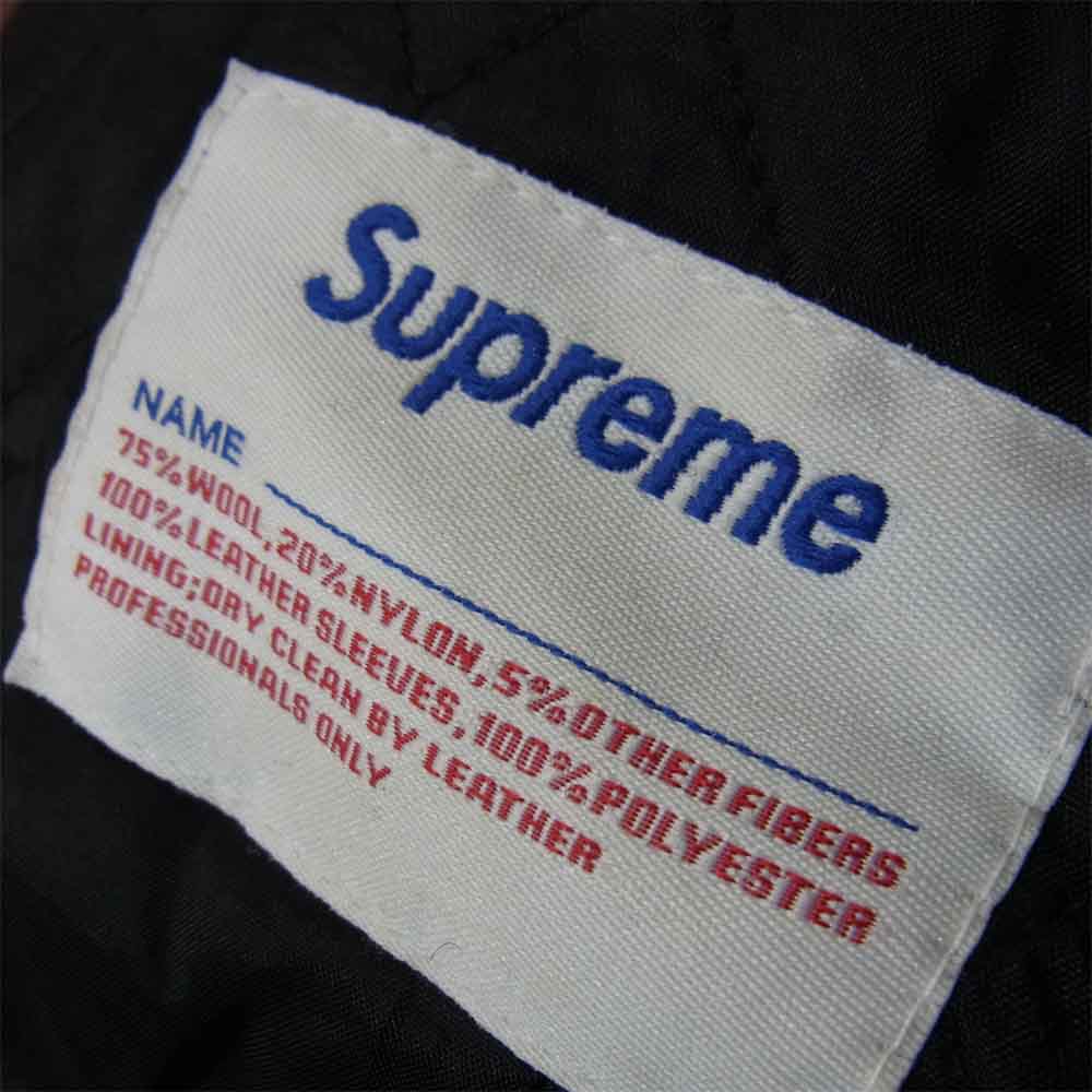 Supreme シュプリーム 05AW  NY 1994 VARSITY JACKET ニューヨーク ヴァーシティ ジャケット ブラック系 ホワイト系 M【中古】