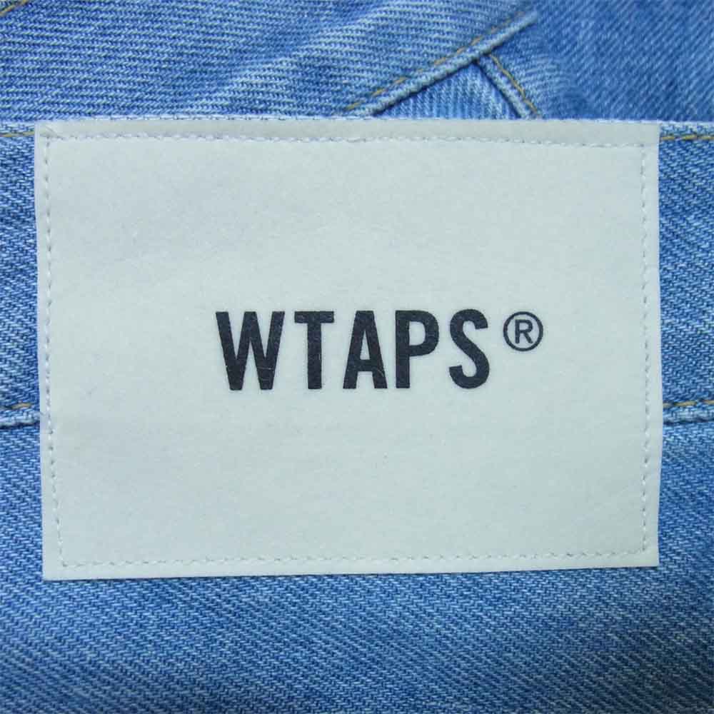WTAPS ダブルタップス 20AW 202WVDT-PTM06 BLUES BAGGY TROUSERS