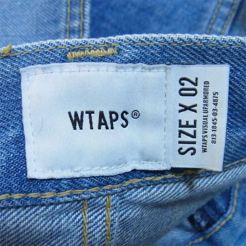 WTAPS ダブルタップス 20AW 202WVDT-PTM06 BLUES BAGGY TROUSERS トラウザーズ インディゴブルー系 M【新古品】【未使用】【中古】