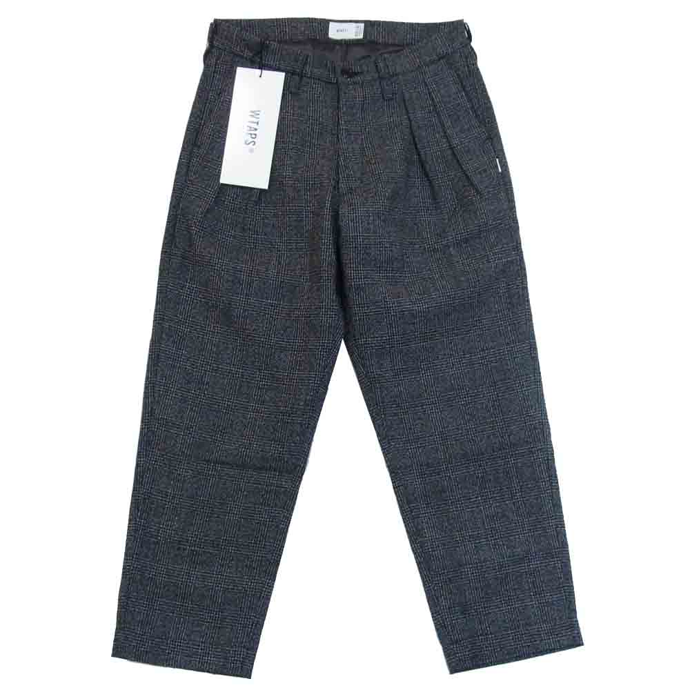 WTAPS ダブルタップス 20AW 202TQDT-PTM06 TUCK TROUSERS タック トラウザーズ パンツ ブラック系 M【新古品】【未使用】【中古】