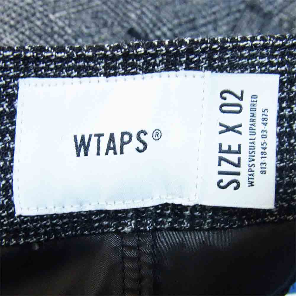 WTAPS ダブルタップス 20AW 202TQDT-PTM06 TUCK TROUSERS タック トラウザーズ パンツ ブラック系 M【新古品】【未使用】【中古】
