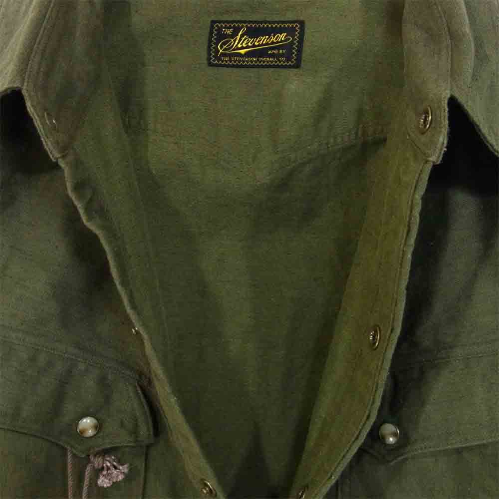 Stevenson Overall Co. スティーブンソンオーバーオール Trigger TG1-OL 長袖 シャツ カーキ系 L【新古品】【未使用】【中古】