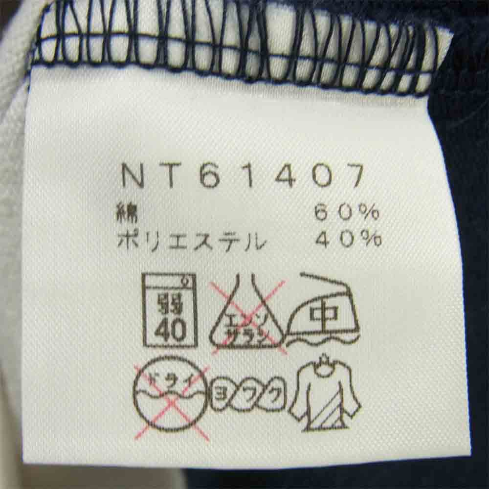 THE NORTH FACE ノースフェイス NT61407 Low Count Border Tee ロー カウント ボーダー 長袖 Tシャツ ネイビー系 ホワイト系 XL【中古】