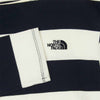 THE NORTH FACE ノースフェイス NT61407 Low Count Border Tee ロー カウント ボーダー 長袖 Tシャツ ネイビー系 ホワイト系 XL【中古】