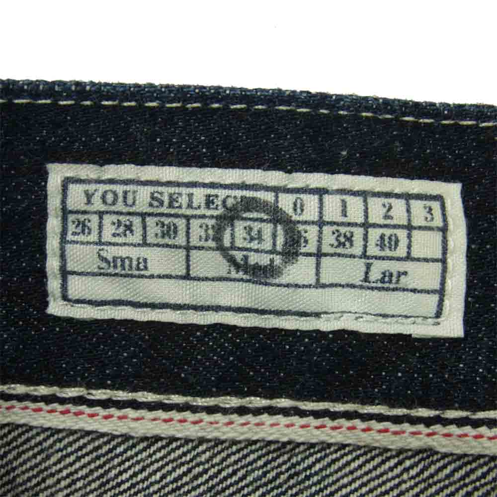 nanamica ナナミカ SUCF808 ボタンフライ 赤耳 デニム パンツ インディゴブルー系 34【中古】