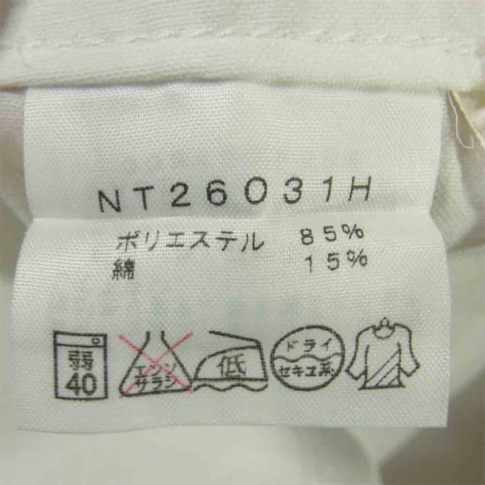 THE NORTH FACE ノースフェイス NT26031H ボタンダウン オックスフォード 長袖 シャツ ホワイト系 L【美品】【中古】