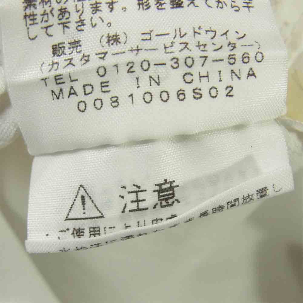 THE NORTH FACE ノースフェイス NT26031H ボタンダウン オックスフォード 長袖 シャツ ホワイト系 L【美品】【中古】