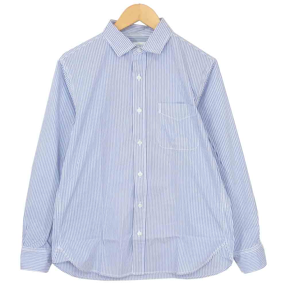 THE NORTH FACE ノースフェイス NT21040H ポリコットン ストライプ 長袖 シャツ ホワイト系 ブルー系 M【中古】