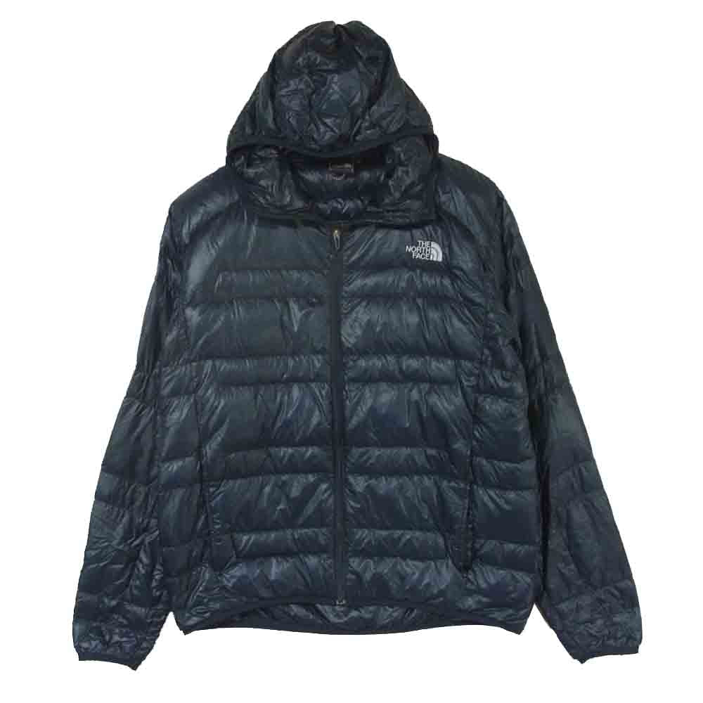 THE NORTH FACE ノースフェイス ND18971 LIGHT HEAT HOODIE ライト ヒート フーディー ダウン ジャケット ネイビー系 L【中古】