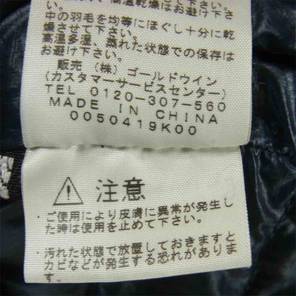 THE NORTH FACE ノースフェイス ND18971 LIGHT HEAT HOODIE ライト ヒート フーディー ダウン ジャケット ネイビー系 L【中古】