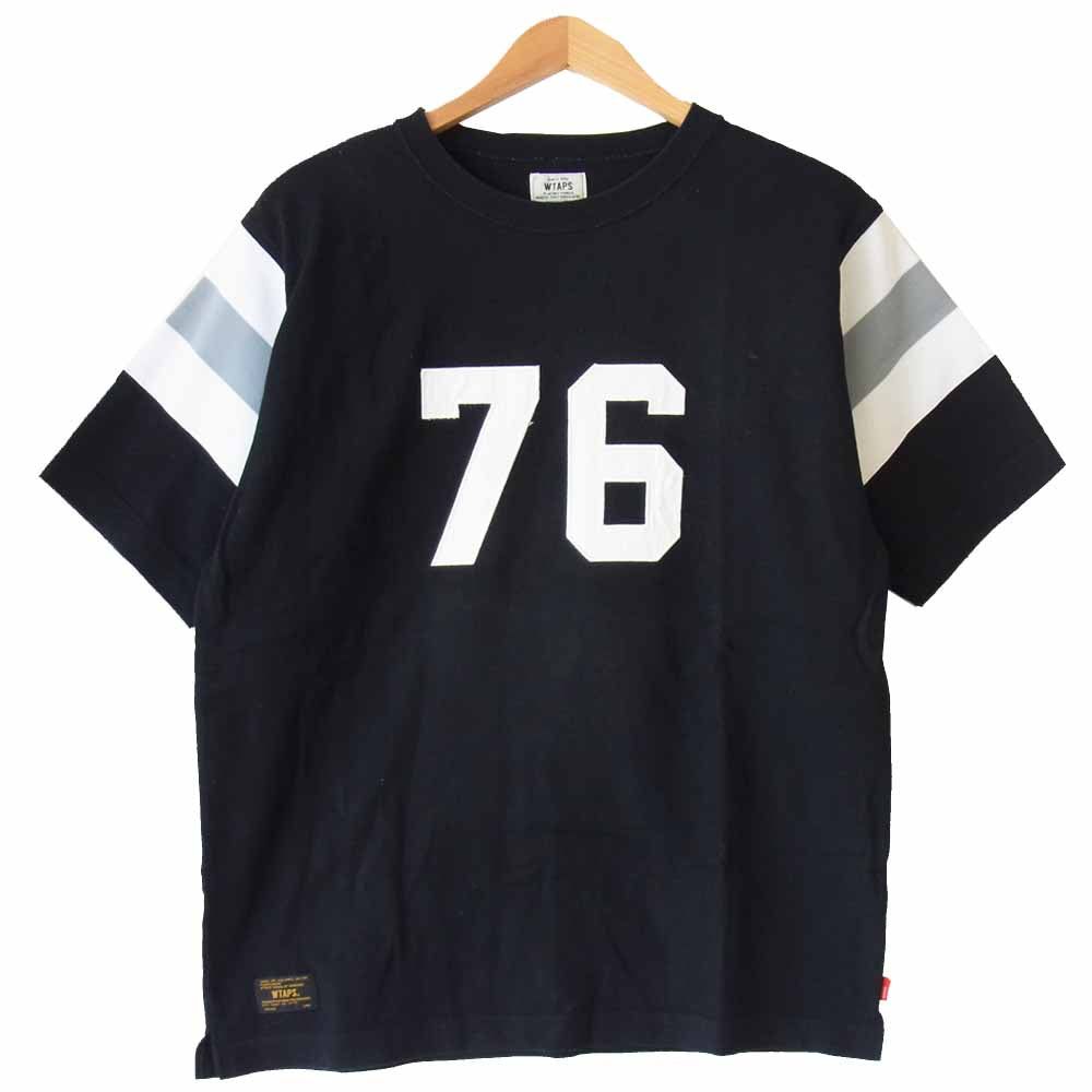 WTAPS ダブルタップス 15SS 151ATDT-CSM01S Rags McGREGOR FOOTBALL SHIRTS フットボールシャツ ブラック系 L【中古】