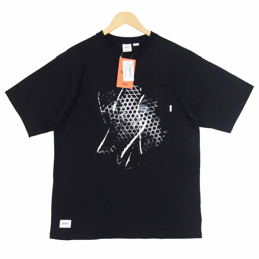 WTAPS ダブルタップス 20AW VN0A4TRDBLK × バンズ Vans Short Sleeve Shirt 半袖 Tシャツ ブラック系 M【新古品】【未使用】【中古】