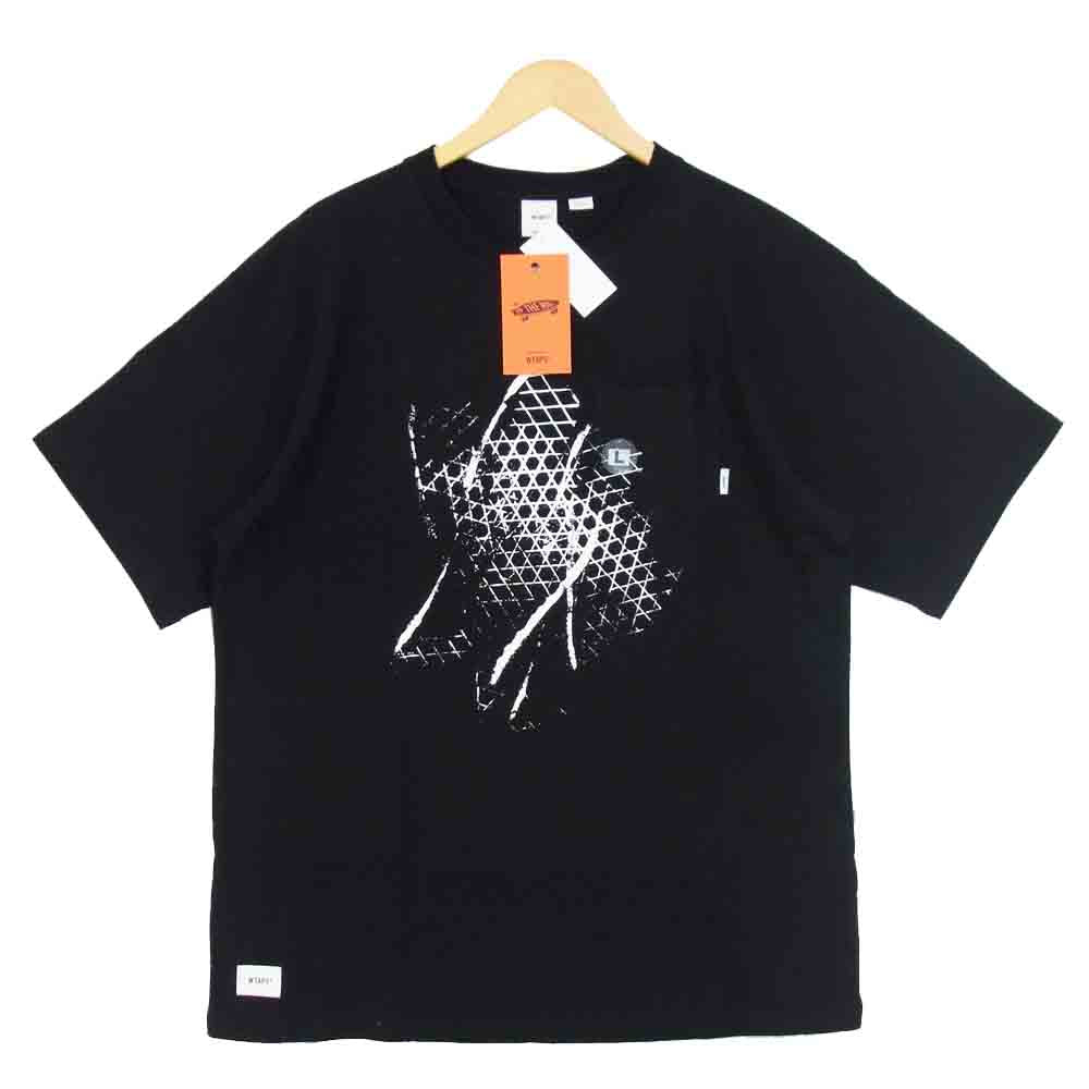 WTAPS ダブルタップス VN0A4TRDBLK1 × バンズ Vans Short Sleeve Shirt 半袖 Tシャツ ブラック系 L【新古品】【未使用】【中古】