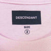 DESCENDANT ディセンダント 181TNDS-CSM01RS ロンハーマン Ron Herman LA FIESTA DEL WAR クルーネック ピンク系 2【新古品】【未使用】【中古】