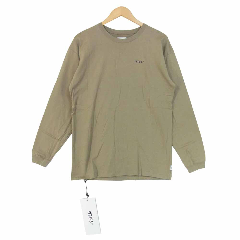 WTAPS ダブルタップス 20SS 201ATDT-LT02S CIRCA L/S TEE サーカ ロングスリーブ Tシャツ ベージュ系 L【新古品】【未使用】【中古】