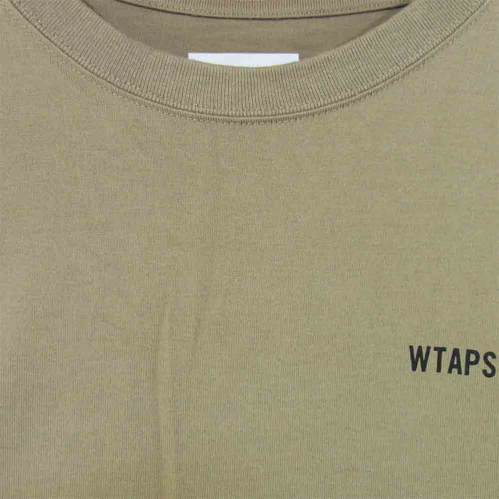 WTAPS ダブルタップス 20SS 201ATDT-LT02S CIRCA L/S TEE サーカ ロングスリーブ Tシャツ ベージュ系 L【新古品】【未使用】【中古】