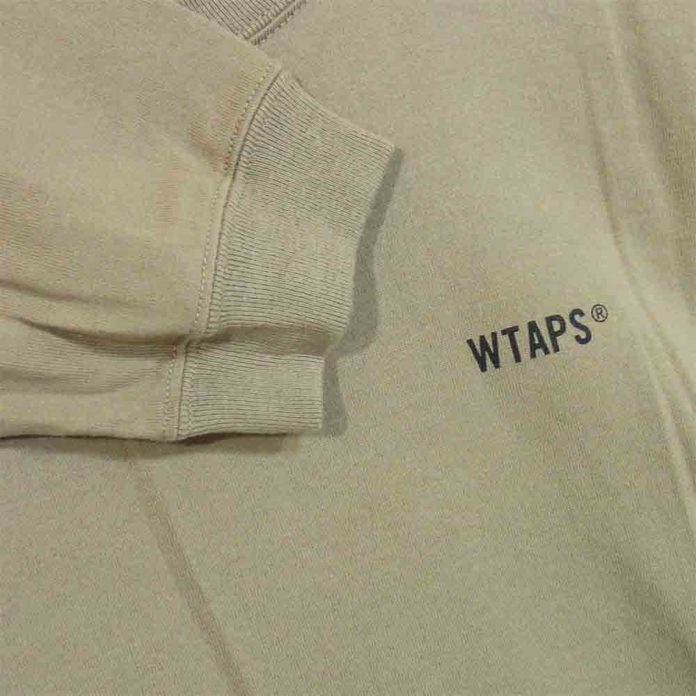 WTAPS ダブルタップス 20SS 201ATDT-LT02S CIRCA L/S TEE サーカ ロングスリーブ Tシャツ ベージュ系 L【新古品】【未使用】【中古】