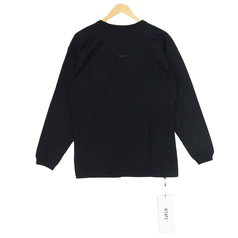 WTAPS ダブルタップス 20SS 201ATDT-LT01S WTVUA L/S TEE ロングスリーブT ブラック系 L【新古品】【未使用】【中古】