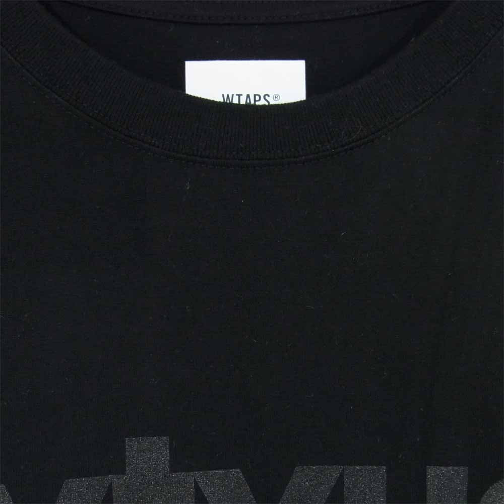 WTAPS ダブルタップス 20SS 201ATDT-LT01S WTVUA L/S TEE ロングスリーブT ブラック系 L【新古品】【未使用】【中古】