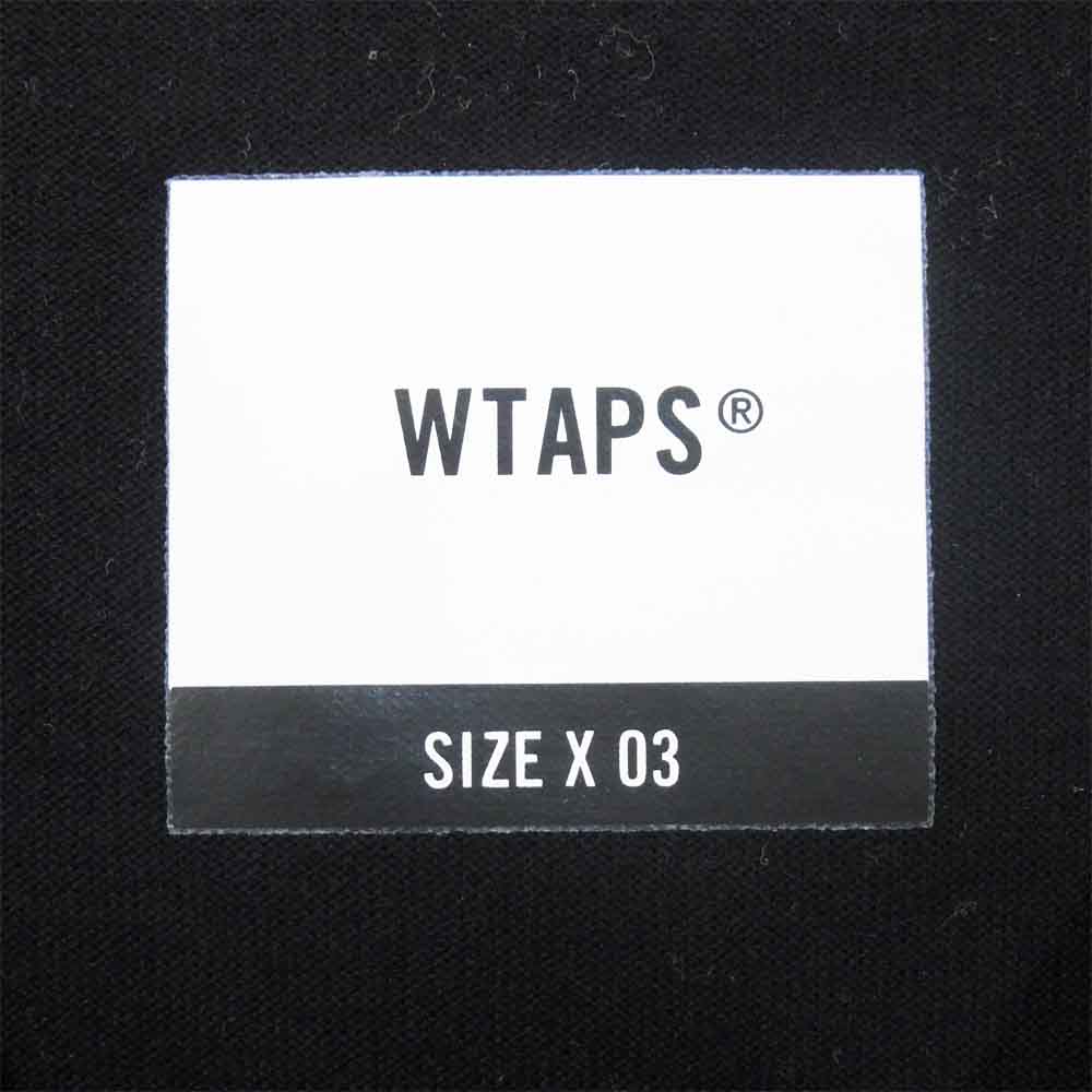 WTAPS ダブルタップス 20SS 201ATDT-LT01S WTVUA L/S TEE ロングスリーブT ブラック系 L【新古品】【未使用】【中古】