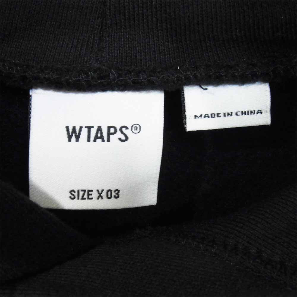 WTAPS ダブルタップス 20AW VN0A4TRBBLK × バンズ Vans MOSH PIT PULLOVER HOODIE フロントプリント パーカー ブラック系 3【新古品】【未使用】【中古】
