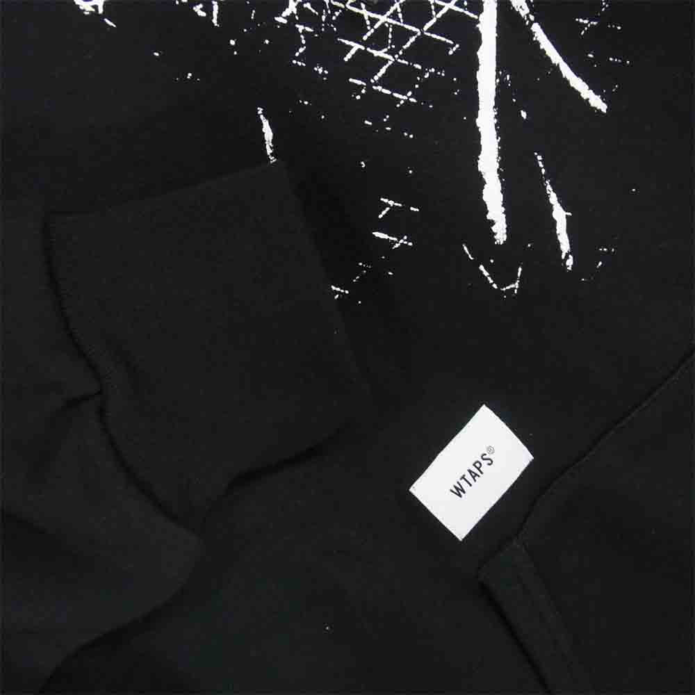 WTAPS ダブルタップス 20AW VN0A4TRBBLK × バンズ Vans MOSH PIT PULLOVER HOODIE フロントプリント パーカー ブラック系 3【新古品】【未使用】【中古】