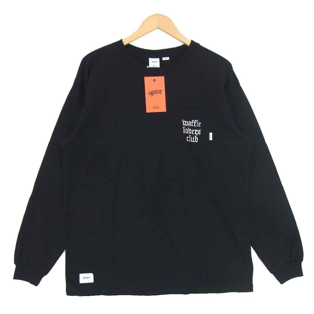 WTAPS ダブルタップス VN0A4TRCBLK × バンズ Vans Long Sleeve Shirt 長袖 Tシャツ ブラック系 M【新古品】【未使用】【中古】